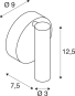 SLV Wandspot KARPO 30 weiß        152341 