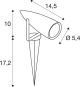 SLV TRUST SPIKE LED KOMPAKT       227505 