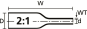 Hellermann TLFX190DS-1x50YE-PO-X-YE 