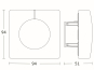 Steinel     LICHTSENSOR DUAL-E KNX V3 UP 