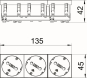 OBO STD-D3S SRO3 Steckdose 33° 3-fach 