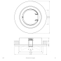 EVN Halogen-Einbauleuchte plan    527014 