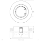 EVN Halogen-Einbauleuchte plan    517014 