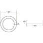 Brumberg LED-Anbau-Ringl.       13574164 