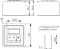 TEGA Modul-Aufnahme AP 80x80 H02000A0096 