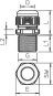 OBO V-TEC VM LL32 SW Kabelverschraubung 