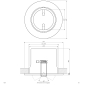 EVN Halogen-Einbauleuchte rund    753011 