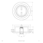 EVN Halogen-Einbauleuchte konvex  752421 