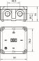 OBO B 10 M Kabelabzweigkasten 91x91x51 