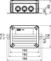 OBO T100ED 06-2A Kabelabzweigkasten 