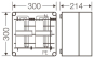 HENS Mi-Verteiler 400A mit 2     Mi 6205 