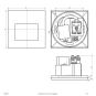 EVN LED Wandeinbauleuchte, IP20  W840102 