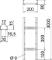 OBO LG 620 VS 3 FT Kabelleiter gelocht m 