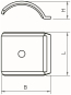 OBO 2058FW M 12 DD Gegenwanne 8-12mm St 