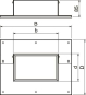 OBO PLM WC 1220 FS Wandanschlusskragen 