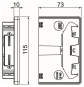 OBO GK-E70110RW Endstück 70x110mm PVC 