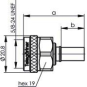 TG N-Kabelstecker CR/CR RG-  J01020A0110 