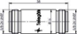 TG N-Kupplung 50 Ohm F-F UG- J01024A0004 