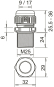 OBO V-TEC VM LL25 SW Kabelverschraubung 