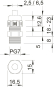 OBO V-TEC PG7 SGR Kabelverschraubung PG7 