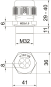 OBO V-TEC VM32 4x8 Kabelverschraubung m. 