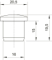 OBO 107VS VM 16 PA Verschlussstopfen 