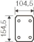 Hensel Montageplatte aus ISO    EB MP 10 