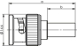 TG BNC-Kabelstecker Cr/Cr    J01000A0049 