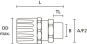 Hellermann HGL28-SM-M25-PA66/NPB/TPE-BK 