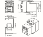 EFB RJ45 Shortbody Keystone STP  E-20093 