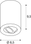 SLV TRILEDO ROUND CL Aufbau-      113930 