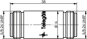 TG N-Kupplung 50 Ohm F-F UG- J01024A0004 