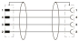 Phoenix    SAC-4P-M 8MS/ 0,3-PUR/M 8FSSH 