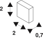 SLV GRAZIA 10 EDGE, Endkappe ws  1004894 