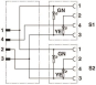 Phoenix   SAC-3P-M12Y/2X3,0-PUR/M12FR2LB 