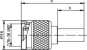 TG TNC-STECKER CR/CR STAND   J01010F2255 