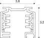SLV EUTRAC 3Ph.Stromschiene 2m   1001511 