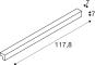 SLV L-LINE 120 LED Wand-/Decken- 1001304 