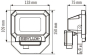 ESY LED-Strahler OFL SUN sw   EL10810015 