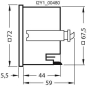 Siemens 7KT5602 Zeitzähler 72x72mm 