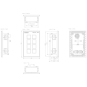 Siemens 6AV36883AY360AX0 Key Panel KP8 