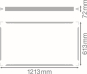 LEDV PL 1200X600 SURFACE MOUNT KIT 