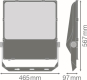 LEDV LED-Fluter Performance IP66 asym. 