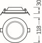 LEDV LED-Slimdownlight DA105 IP20 