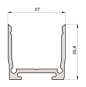 Radium  PROFILE MEDIUM U 27/25.9/B2C2 1M 