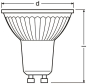 Radium LED SPOT  RL-PAR16 35 DIM 927/WFL 