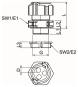 OBO V-TEC TB25 3x7 Kabelverschraubung 