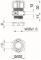 OBO V-TEC TB25 06-09 Kabelverschraubung 