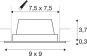 SLV FRAME BASIC LED Set Downlight 112720 