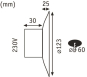 Paulmann Wand EBL Name 1x2,5W      92926 